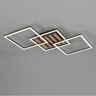 Trio Moderne plafondlampZaro zwart 74,5cm - R63403132