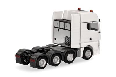 Herpa 316958 H0 Vrachtwagen MAN TGX GX zwaarbelaste trekmachine 4-assige (luchtgeveerd, 8x4), wit Herpa 316958 H0 Vrachtwagen MAN TGX GX zwaarbelaste trekmachine 4-assige (luchtgeveerd, 8x4), wit
