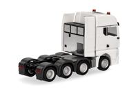 Herpa 316958 H0 Vrachtwagen MAN TGX GX zwaarbelaste trekmachine 4-assige (luchtgeveerd, 8x4), wit - thumbnail