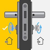 YALE losneembare slotcilinder - voor buiten- / toegangsdeur - 6 pins - 4 sleutels - 30 x 40 mm - thumbnail