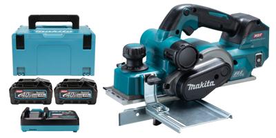 Makita KP001GM201 Accu schaafmachine 82mm XGT 40V Max 4.0Ah in Mbox