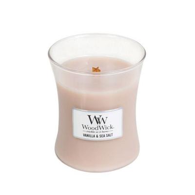 Woodwick Vanilla & Sea Salt Medium Candle Woodwick Vanilla & Sea Salt Medium Candle
