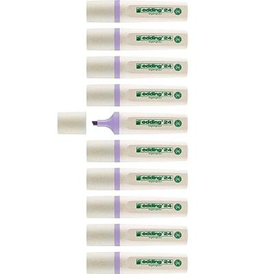 Markeerstift edding 24 eco 2-5mm pastel violet | 10 stuks