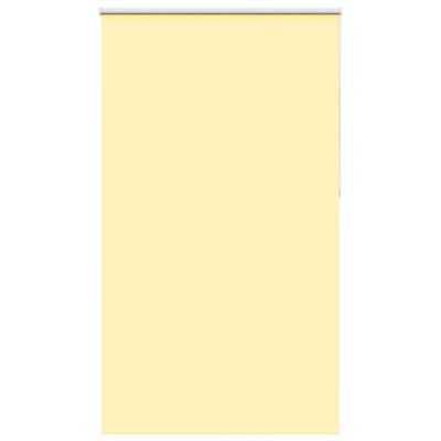 VidaXL Rolgordijn verduisterend 140x210 cm stofbreedte 136,6 cm geel