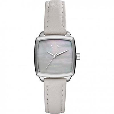 Horlogeband Armani Exchange AX5450 Leder Grijs 16mm Horlogeband Armani Exchange AX5450 Leder Grijs 16mm