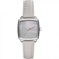 Horlogeband Armani Exchange AX5450 Leder Grijs 16mm - thumbnail