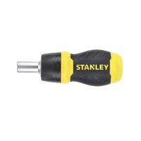 Stanley 0-66-358 Multibit Stubby Schroevendraaier Ratel - thumbnail