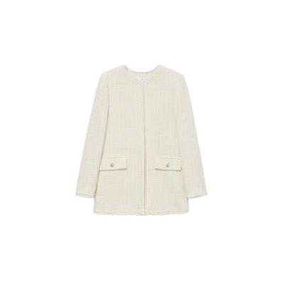 Mango tweed blazer beige Mango tweed blazer beige