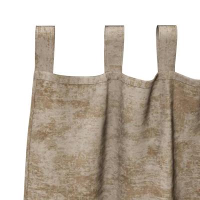 VidaXL Velvet gordijnen 2 pcs champagne 140 x 140 cm fluweel VidaXL Velvet gordijnen 2 pcs champagne 140 x 140 cm fluweel