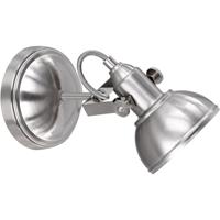 LED Wandspot - Trion Gini - E14 Fitting - 1-lichts - Rond - Mat Nikkel - Aluminium - thumbnail