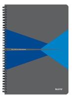Leitz Office notitieboek, ft A4, kaft in PP, gelijnd, blauw - thumbnail