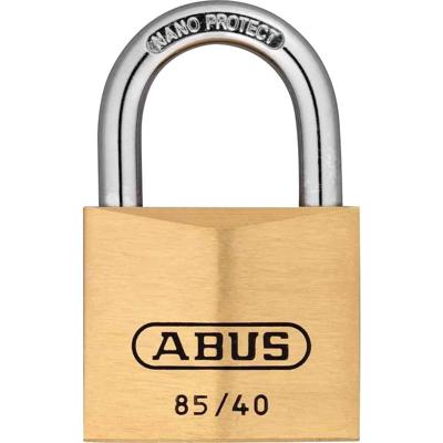 ABUS Cilinderhangslot | breedte slotlichaam 40 mm | messing verschillendsluitend | 1 stuk - 80630 - 80630