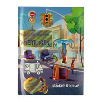 Kleur- en Stickerboek Voertuigen - thumbnail