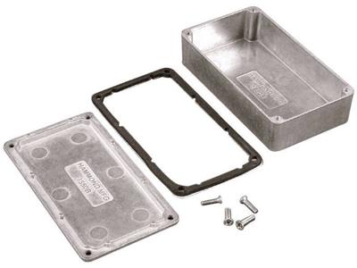 Hammond Electronics 1550WKBK Universele behuizing 140 x 102 x 76 Aluminium Zwart 1 stuk(s)