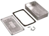 Hammond Electronics 1550WKBK Universele behuizing 140 x 102 x 76 Aluminium Zwart 1 stuk(s) - thumbnail