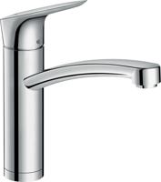 Hansgrohe Logis M31 ééngreeps keukenmengkraan 160 voor plaatsing voor raam, chroom - thumbnail