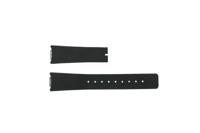 Horlogeband Jacob Jensen 100 serie / 100-12148 Rubber Zwart 23mm - thumbnail