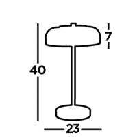 Searchlight Led tafellampjeFrisbee - eu59801-1sm - thumbnail