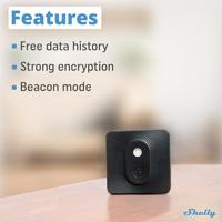 Shelly Shelly BLU H&T Black Temperatuursensor en luchtvochtigheidssensor Bluetooth - thumbnail