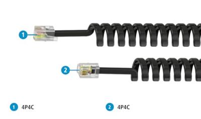 Hama Telefoon (analoog) Aansluitkabel [1x RJ10-stekker 4p4c - 1x RJ10-stekker 4p4c] 1.5 m Zwart