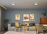Paulmann 71053 Cosara LED-plafondlamp LED LED vast ingebouwd 15 W Donkergrijs - thumbnail