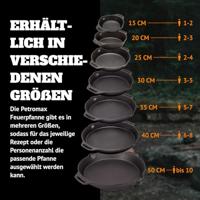Petromax gietijzeren skillet 2 handvatten 25cm - thumbnail