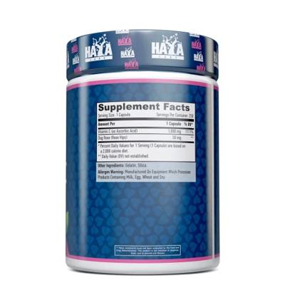 Vitamin C With 1000mg Rose Hips Haya Labs 250caps