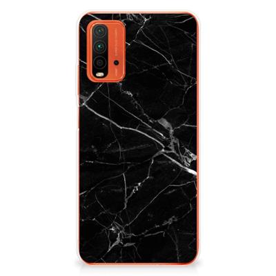 Xiaomi Poco M3 | TPU | Siliconen hoesje | Marmer Zwart - Origineel Cadeau Vader