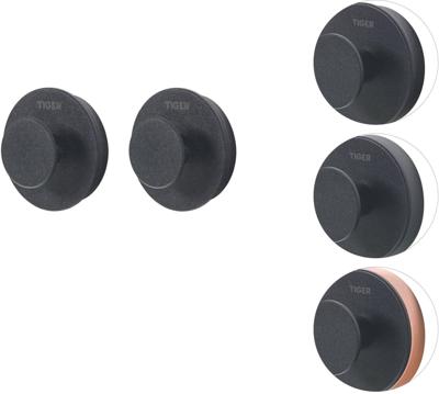 Tiger Urban handdoekhaak 5cm 2 stuks zwart Tiger Urban handdoekhaak 5cm 2 stuks zwart