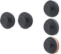 Tiger Urban handdoekhaak 5cm 2 stuks zwart - thumbnail