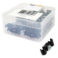 Bofix Kabelklem dubbel met parker per 25 - thumbnail