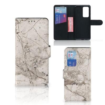 Huawei P40 Pro | Bookcase | Marmer Beige