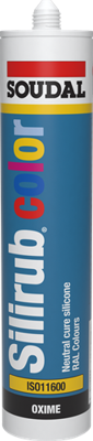 Soudal Silirub Color | Siliconen voegkit | 310 ml | Ral 7011 - 114481 Soudal Silirub Color | Siliconen voegkit | 310 ml | Ral 7011 - 114481