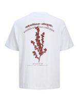 Jack & Jones Jjrody Tee Ss Crew Neck Print T-shirts White - thumbnail