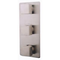 Rombo afbouwdeel therm. 3 weg RVS Look - thumbnail