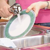 SUPRA ééngreepsmengkraan keuken met uittrekbare sproeier, chroom uittrekbare, omstelbare sproeier, 2 functies en met antikalk nozzles 90° draaibereik keramische schijven geluidsarme, verwissel - thumbnail