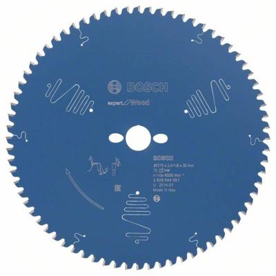 Bosch Accessoires Cirkelzaagblad expert for Wood 315x30x2.4/1.8x72 T - 2608644081