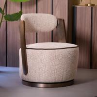 Light & Living Fauteuil 'Kemena' kleur Crème - thumbnail