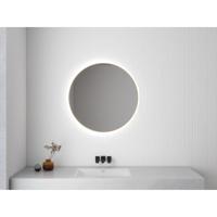 Wiesbaden Nomi Spiegel Rond met LED - Dimbaar - 60cm - Geborsteld Messing - thumbnail