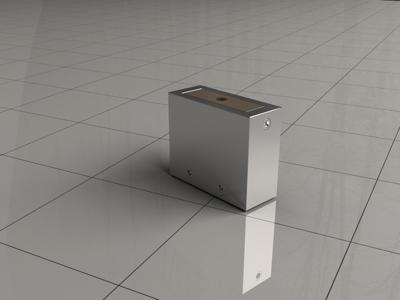 Wiesbaden rechte muurkoppeling voor stabilisatiestang chroom Wiesbaden rechte muurkoppeling voor stabilisatiestang chroom