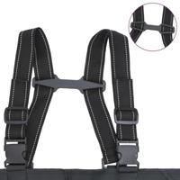 VidaXL Waadpak met laarzen en riem maat 38 zwart - thumbnail