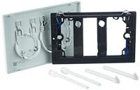 Geberit Sigma 20 bedieningspaneel glans wit/chroom voor Sigma reservoirs 8cm (UP720) en 12cm (UP320) - thumbnail