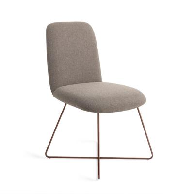 Jesper Home Eetkamerstoel 'Taiwa' Cross Rose, kleur Foggy Fusion