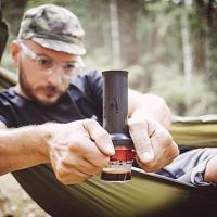 Cafflano Espresso Maker Kompresso Zwart - thumbnail