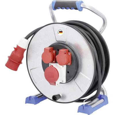 AS Schwabe 23999 Kabelhaspel 25.00 m Zwart CEE-stekker 16 A 5-polig AS Schwabe 23999 Kabelhaspel 25.00 m Zwart CEE-stekker 16 A 5-polig