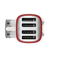 Smeg TSF03RDEU broodrooster 4x4, rood - thumbnail