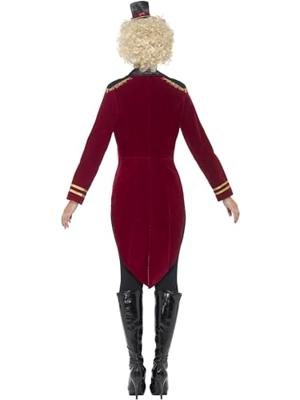 Rode circus slipjas vrouw