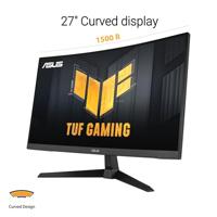 ASUS TUF Gaming VG32VQ1BR | 31,5 inch WQHD gebogen monitor | 165 Hz, 1ms MPRT, FreeSync Premium, HDR 10 | VA paneel, 16:9, 2560x1440, DisplayPort, HDMI - thumbnail