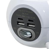 3-voudige Stekkerdoos met Schakelaar Simon - thumbnail