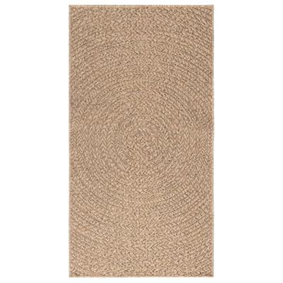 Vloerkleed ZIZUR binnen en buiten 80x150 cm jute look - thumbnail